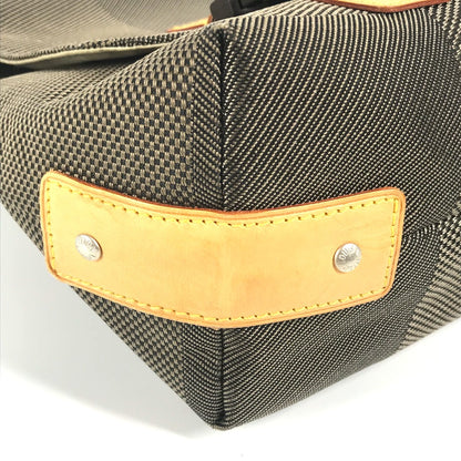 LOUIS VUITTON Shoulder Bag M93077 Damier Jean Canvas khaki Damier Jean Roux