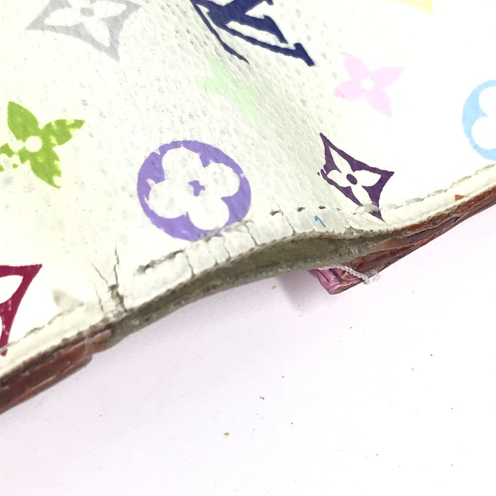 LOUIS VUITTON Long Wallet Purse M93751 Monogram multicolor canvas white Monogram multicolor Portefeuille Ansolit