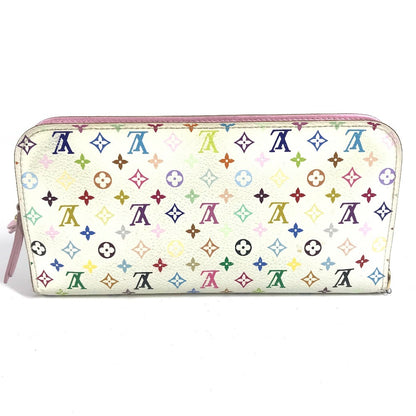 LOUIS VUITTON Long Wallet Purse M93751 Monogram multicolor canvas white Monogram multicolor Portefeuille Ansolit