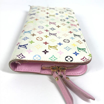 LOUIS VUITTON Long Wallet Purse M93751 Monogram multicolor canvas white Monogram multicolor Portefeuille Ansolit