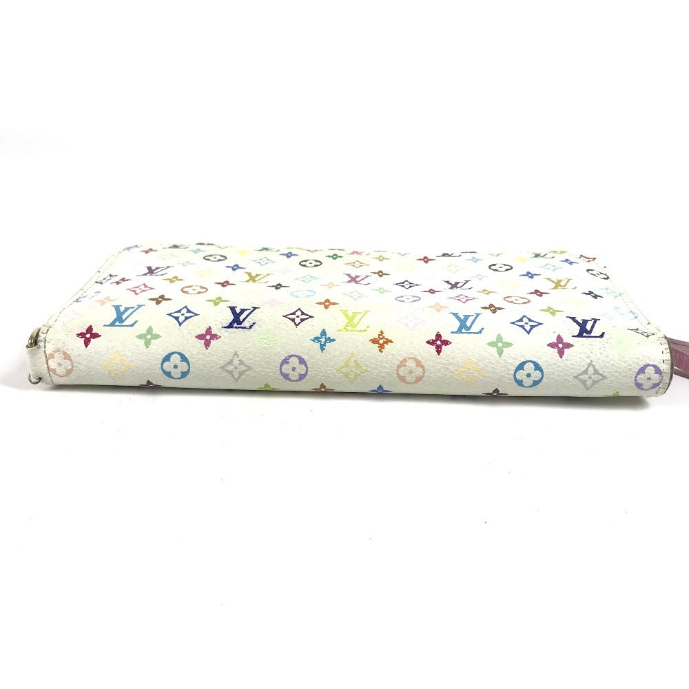 LOUIS VUITTON Long Wallet Purse M93751 Monogram multicolor canvas white Monogram multicolor Portefeuille Ansolit