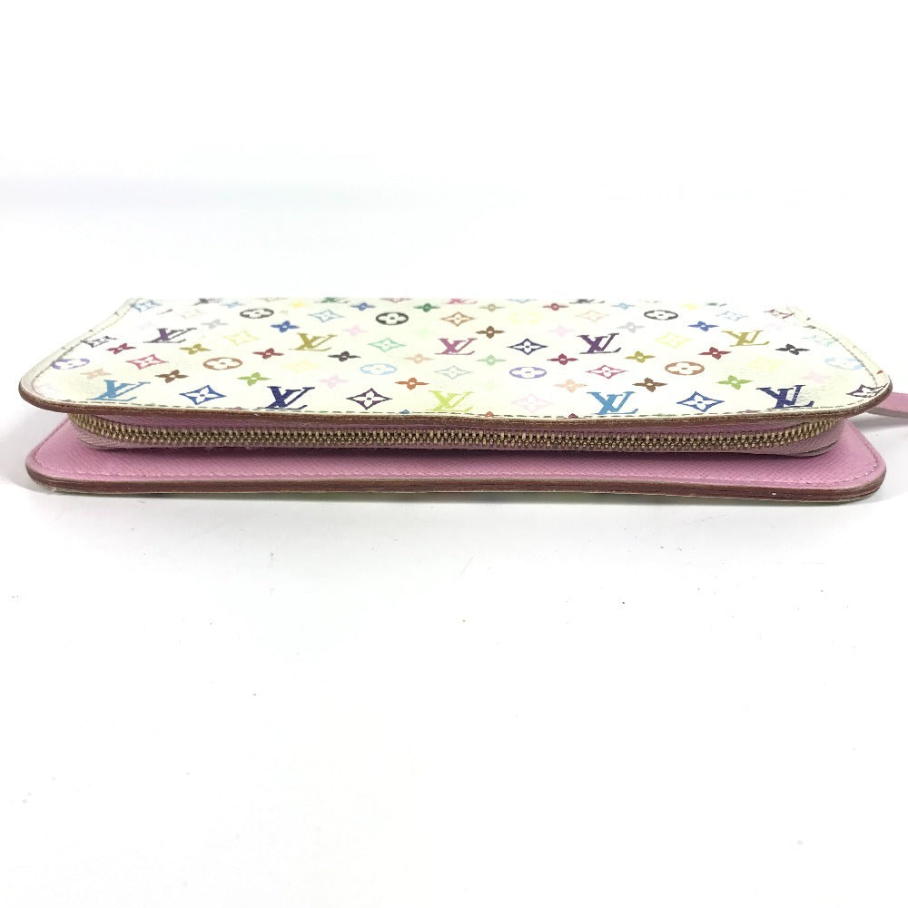 LOUIS VUITTON Long Wallet Purse M93751 Monogram multicolor canvas white Monogram multicolor Portefeuille Ansolit