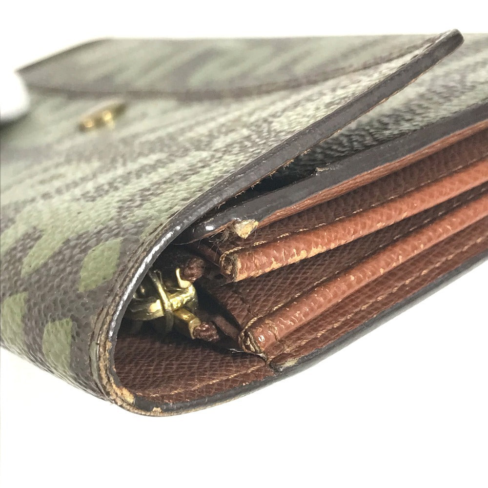 LOUIS VUITTON Long Wallet Purse M92188 MonogramGraffitiCanvas khaki Old monogram graffiti Pochette Porto Monde Credit