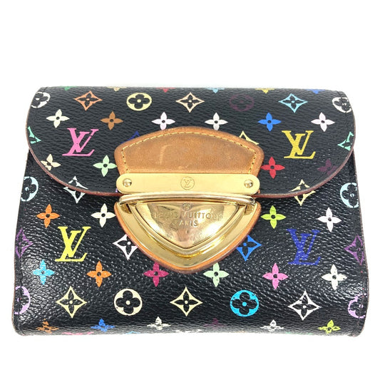 LOUIS VUITTON Trifold wallet M60282 Monogram multicolor canvas pink Monogram multicolor Portefeuille Joy