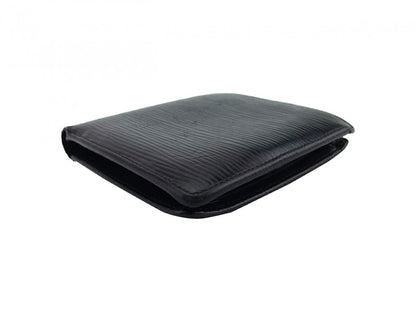 LOUIS VUITTON Bifold Wallet black Epi