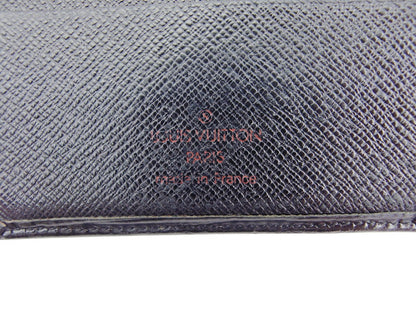 LOUIS VUITTON Bifold Wallet black Epi
