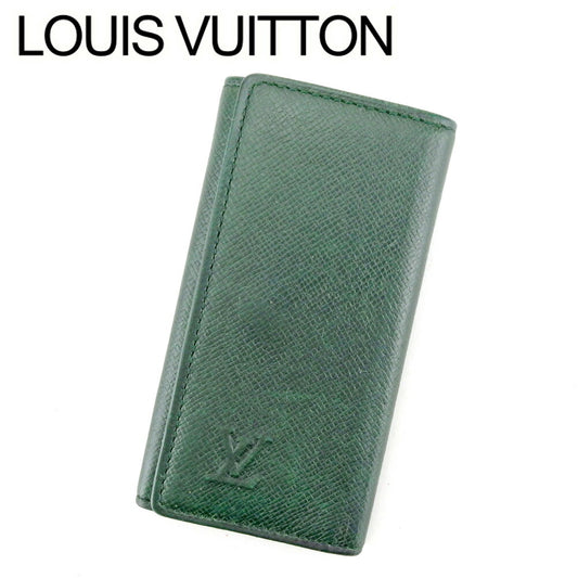 LOUIS VUITTON Key case Key holder M30524 Green gold Multicles4