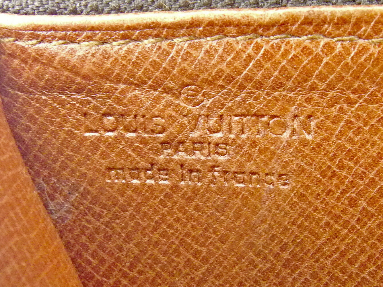 LOUIS VUITTON Long Wallet Purse M61724 Brown beige Pochette Porto MonÃ©credi