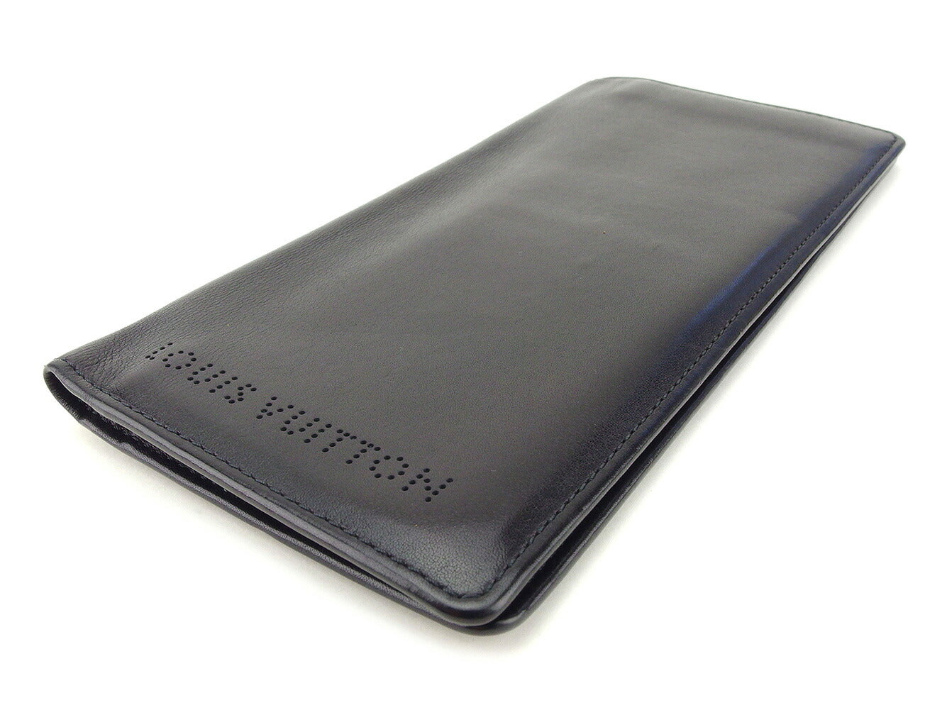 LOUIS VUITTON Bill Compartment M95789 black Porte Valeurs Cult 12 Cartes Crudit