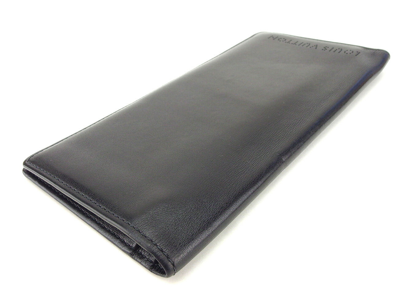 LOUIS VUITTON Bill Compartment M95789 black Porte Valeurs Cult 12 Cartes Crudit