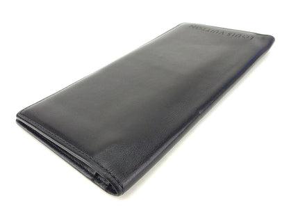 LOUIS VUITTON Bill Compartment M95789 black Porte Valeurs Cult 12 Cartes Crudit