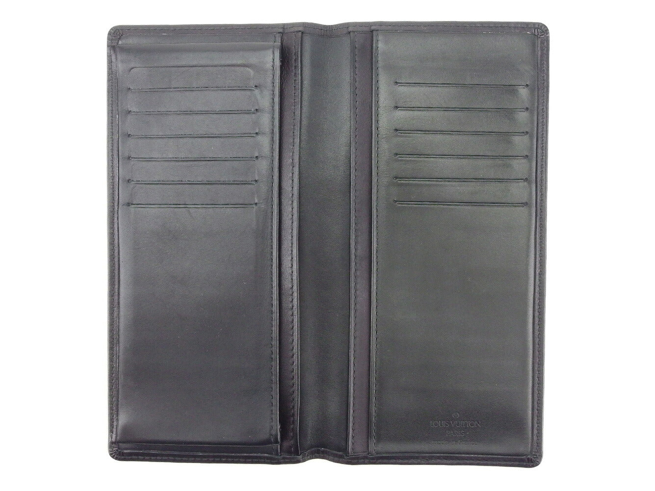 LOUIS VUITTON Bill Compartment M95789 black Porte Valeurs Cult 12 Cartes Crudit