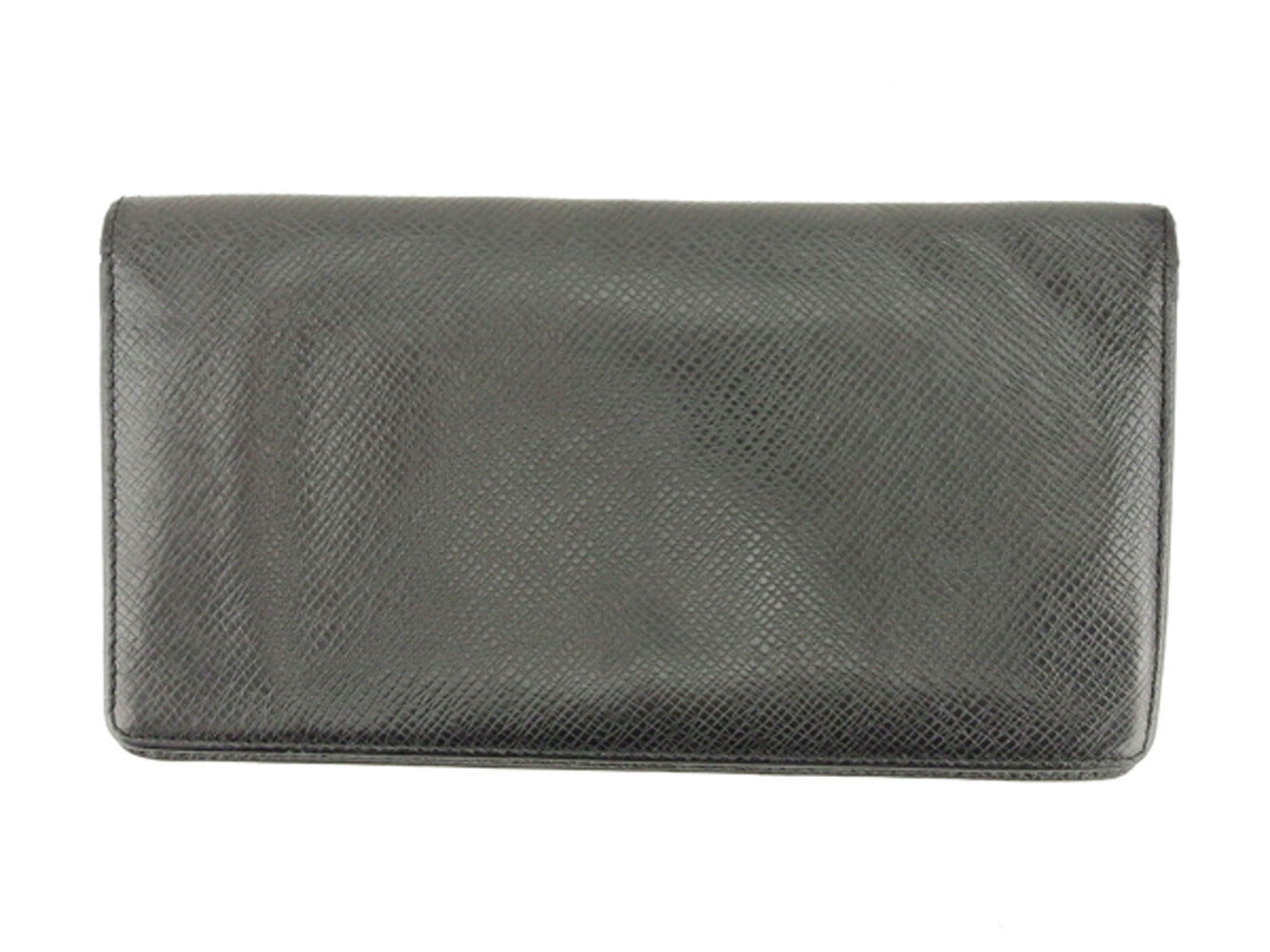 LOUIS VUITTON Bill Compartment M30392 black Porte Valeurs Cartes Credit