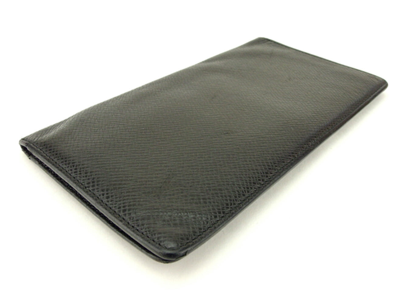 LOUIS VUITTON Bill Compartment M30392 black Porte Valeurs Cartes Credit