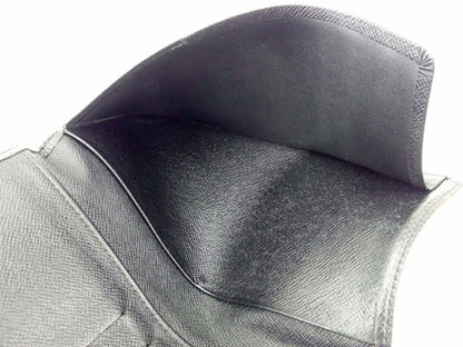 LOUIS VUITTON Bill Compartment M30392 black Porte Valeurs Cartes Credit