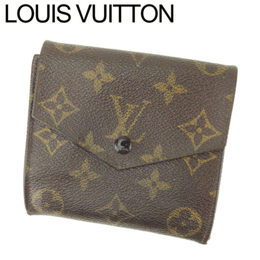 LOUIS VUITTON Bifold Wallet M61660 Brown beige Portonebi (old type)