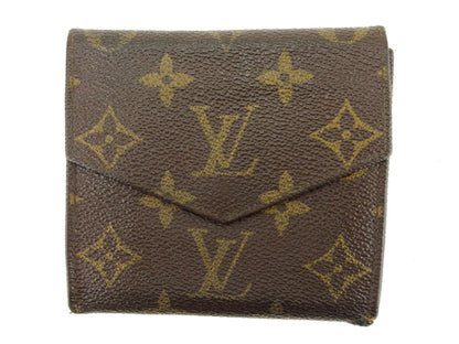 LOUIS VUITTON Bifold Wallet M61660 Brown beige Portonebi (old type)