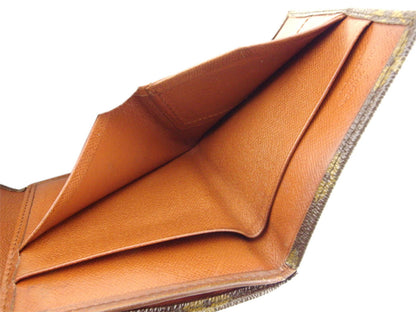 LOUIS VUITTON Bifold Wallet M61660 Brown beige Portonebi (old type)