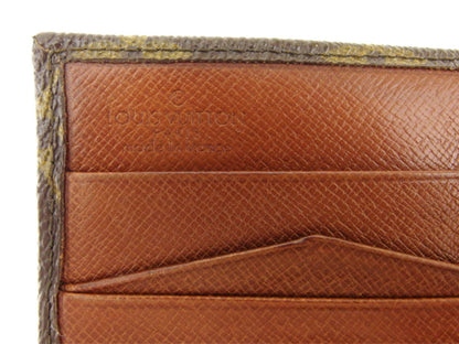 LOUIS VUITTON Bifold Wallet M61660 Brown beige Portonebi (old type)