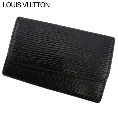 LOUIS VUITTON Key case Key holder M63812 black Multicles6 Martier engraving