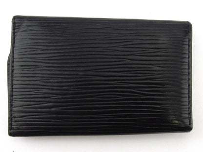 LOUIS VUITTON Key case Key holder M63812 black Multicles6 Martier engraving