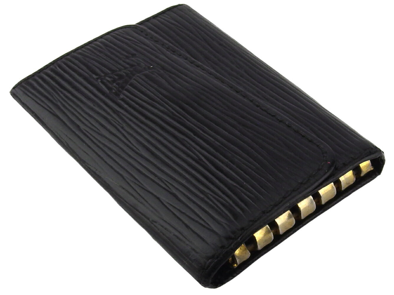 LOUIS VUITTON Key case Key holder M63812 black Multicles6 Martier engraving