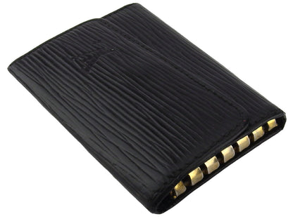 LOUIS VUITTON Key case Key holder M63812 black Multicles6 Martier engraving