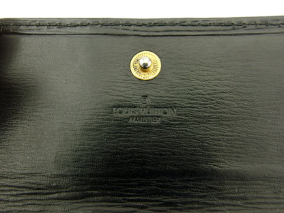 LOUIS VUITTON Key case Key holder M63812 black Multicles6 Martier engraving