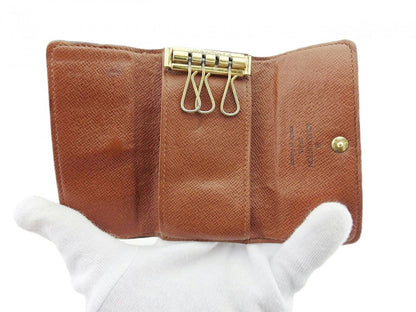 LOUIS VUITTON Key case Key holder M62631 Brown Multicles4