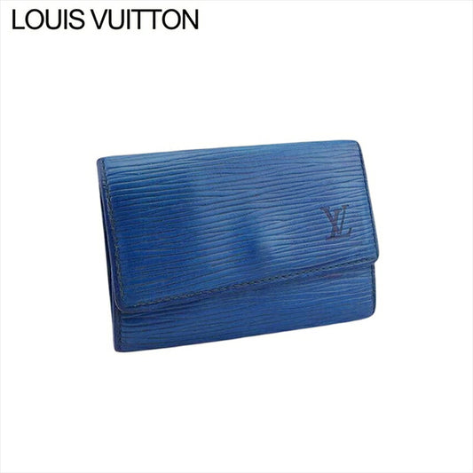 LOUIS VUITTON Key case Key holder M63815 Toledo Blue Multicles6