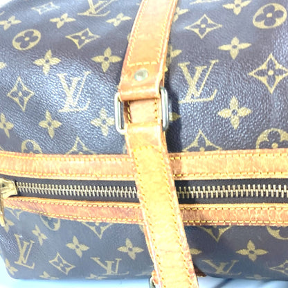 LOUIS VUITTON Boston Duffel bag M41624 Monogram canvas Brown Monogram Sac Souple45