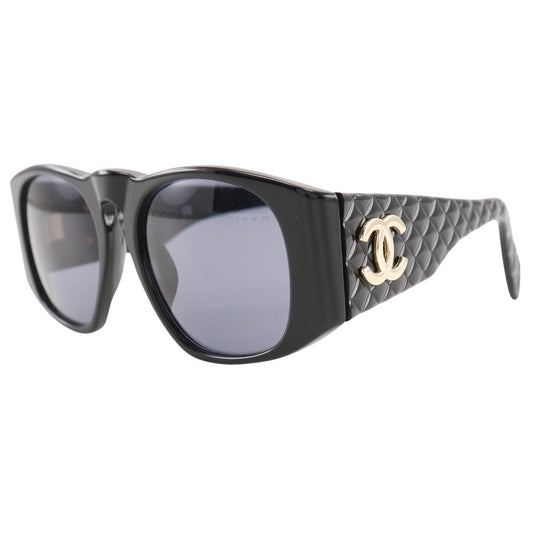CHANEL sunglasses 01450 94305 plastic black Matrasse COCO Mark