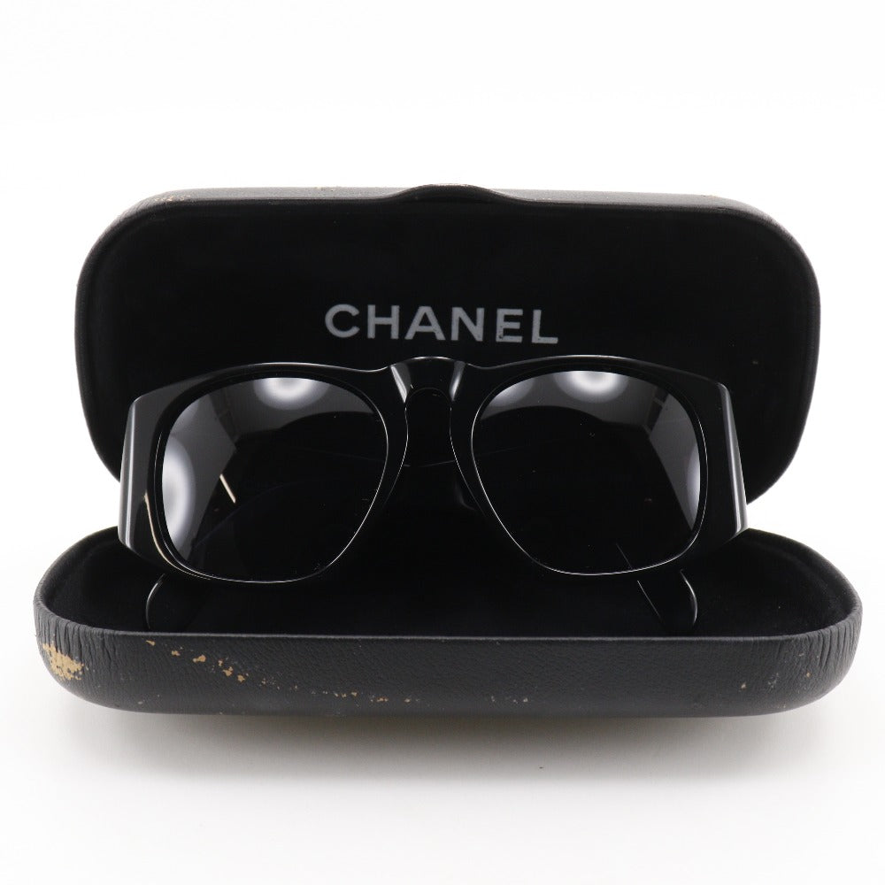 CHANEL sunglasses 01450 94305 plastic black Matrasse COCO Mark