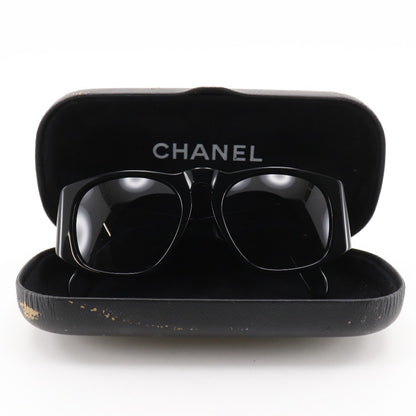 CHANEL sunglasses 01450 94305 plastic black Matrasse COCO Mark