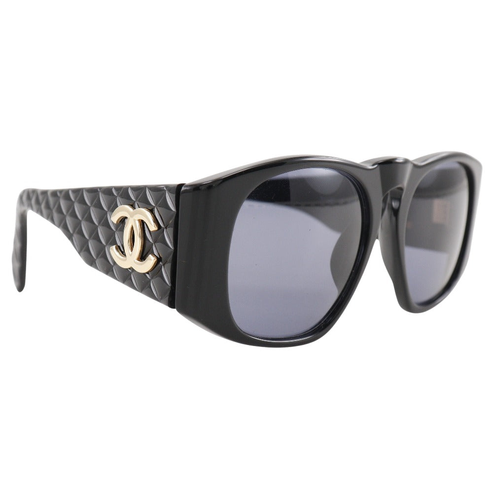 CHANEL sunglasses 01450 94305 plastic black Matrasse COCO Mark