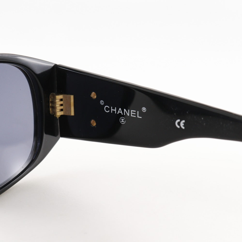 CHANEL sunglasses 01450 94305 plastic black Matrasse COCO Mark