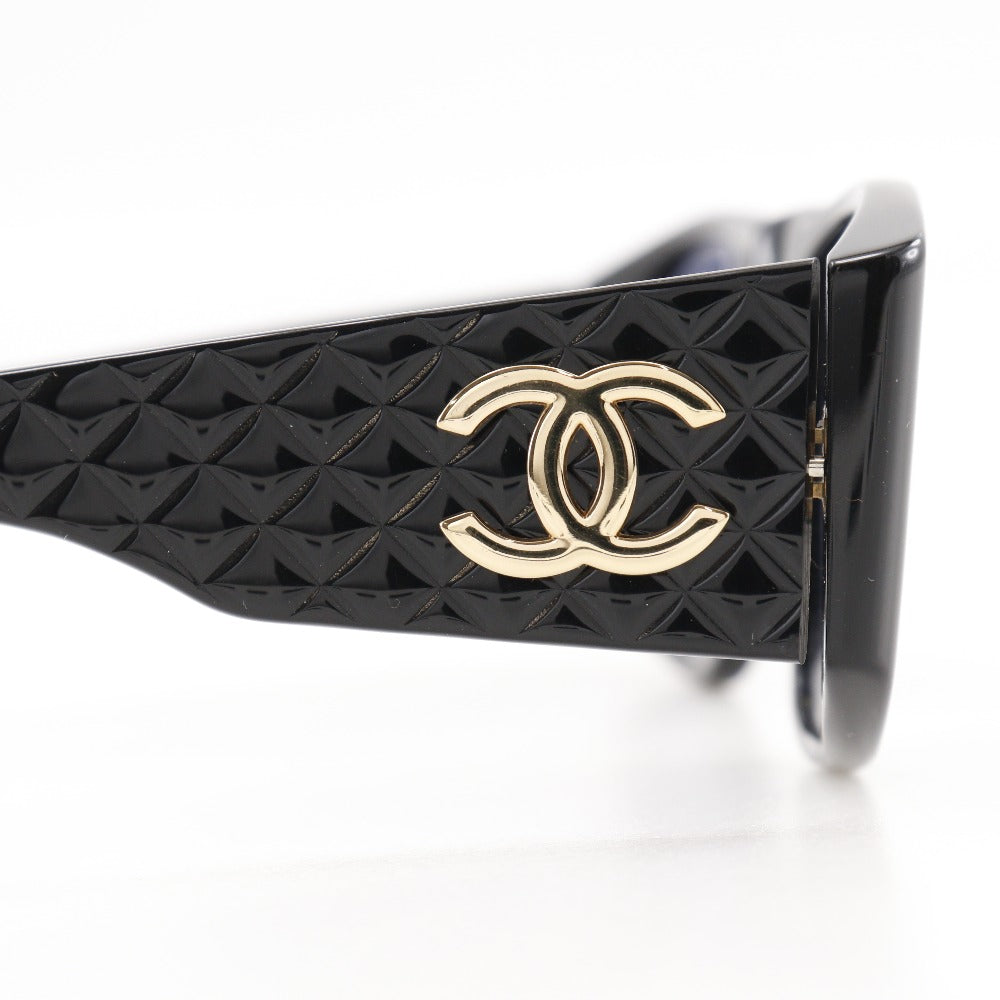 CHANEL sunglasses 01450 94305 plastic black Matrasse COCO Mark