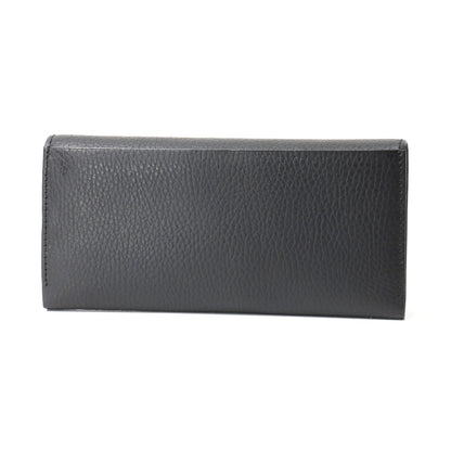 BURBERRY Long Wallet Purse Cowhide Black Part: Nova Check Pattern SI4701 09