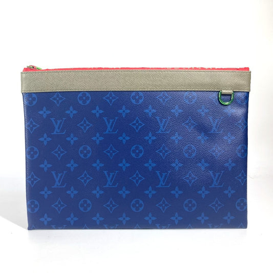 LOUIS VUITTON Clutch bag M63047 Monogram canvas blue monogram pacific Monogram Apollo
