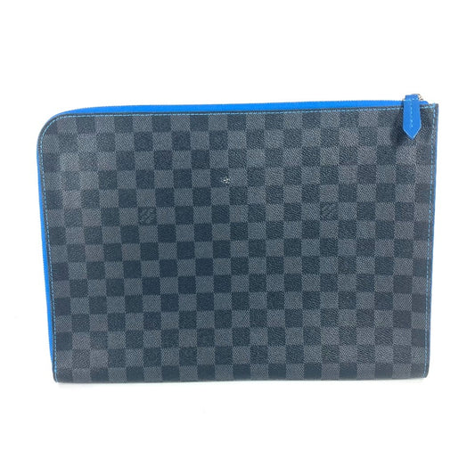 LOUIS VUITTON Clutch bag N64032 Damier Grafitto Canvas black Damier Grafitte Pochette Jules GM