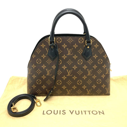 LOUIS VUITTON Handbag M41780 Monogram canvas Brown Monogram Almine toe bag Women Used Authentic
