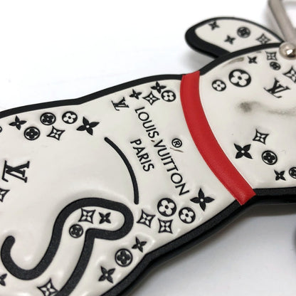 LOUIS VUITTON Bag charm M00746 leather White x black Portocle Dalmatian unisex(Unisex) Used Authentic