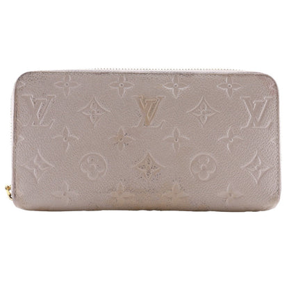 LOUIS VUITTON Long Wallet Purse M69034 Monogram Ann Platt gray Zippy wallet