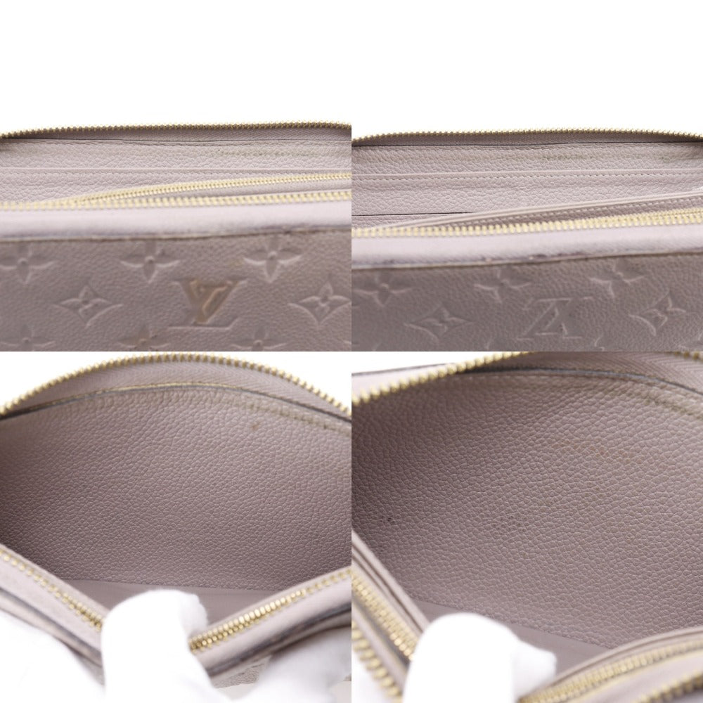 LOUIS VUITTON Long Wallet Purse M69034 Monogram Ann Platt gray Zippy wallet