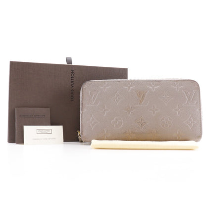 LOUIS VUITTON Long Wallet Purse M69034 Monogram Ann Platt gray Zippy wallet