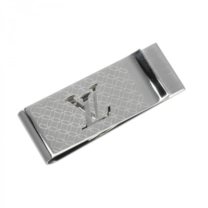 LOUIS VUITTON Money clip M65041 metal Silver Bill Clip Champs Elysées