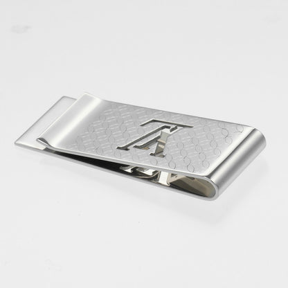 LOUIS VUITTON Money clip M65041 metal Silver Bill Clip Champs Elysées