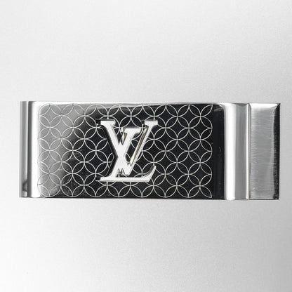 LOUIS VUITTON Money clip M65041 metal Silver Bill Clip Champs Elysées