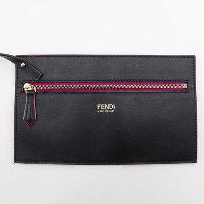 FENDI Handbag 8BH252 Nylon canvas Brown pink Pecan Pattern Tote Bag