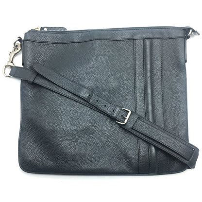 GUCCI Shoulder Bag 233329 leather Dark gray type No Gusset All Leather Leather Business A4 document storage